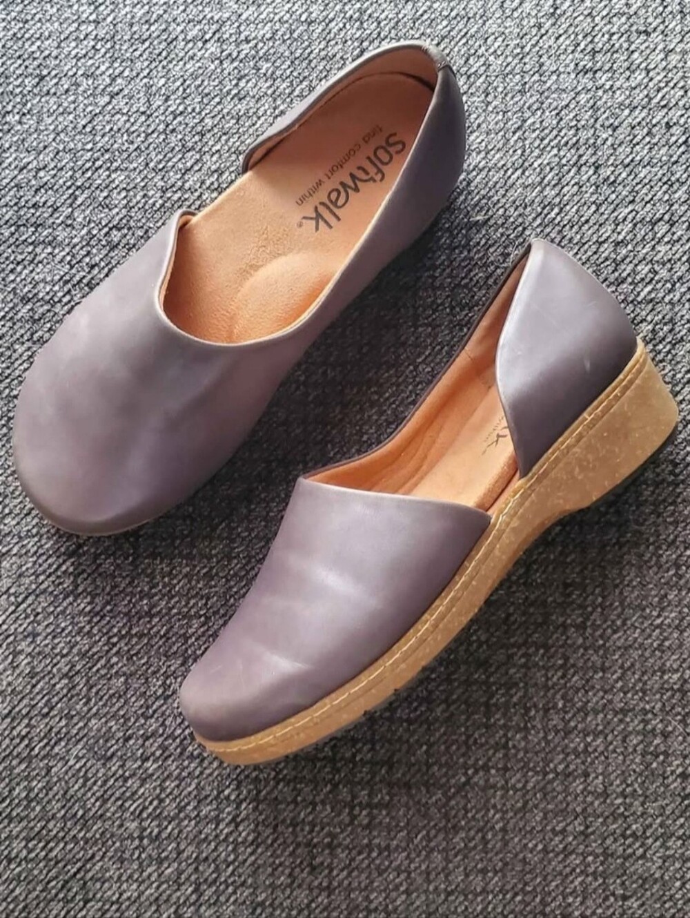 SoftWalk Women's  Slip-On Wedge clog Shoes